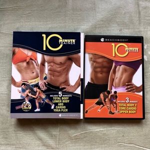 Beachbody 10 Minute Trainer Fitness DVD Bundle, 3 DVDs, 8 Workouts